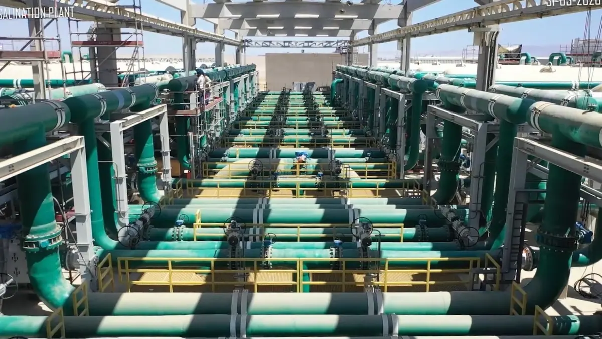 Industria: aplicación de tratamiento de agua